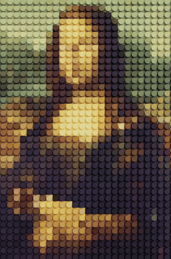 lego mona lisa